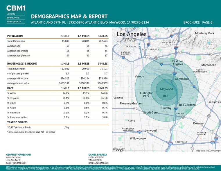 More Photos Of 5932-5940 Atlantic Blvd, Maywood Unknown For Lease