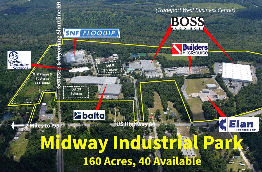 Primary Photo Of 331 Industrial Blvd, Midway Land For Lease