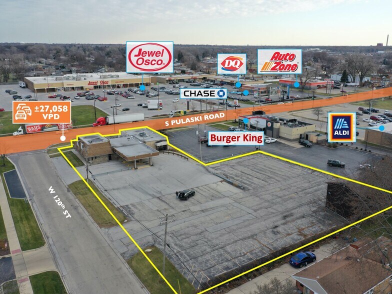 More Photos Of 12004 S Pulaski Rd, Alsip General Retail For Sale