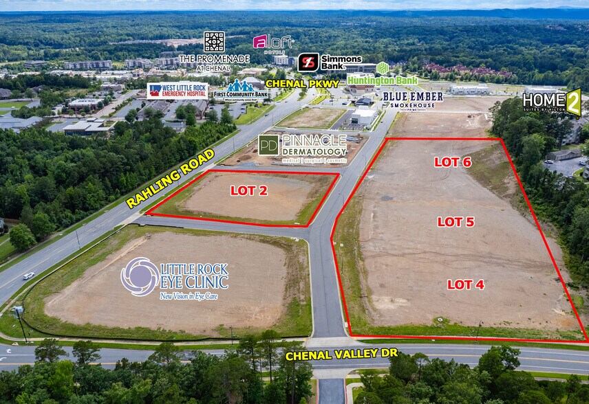 Primary Photo Of Rahling Road and Chenal Valley Drive, Little Rock Land For Sale