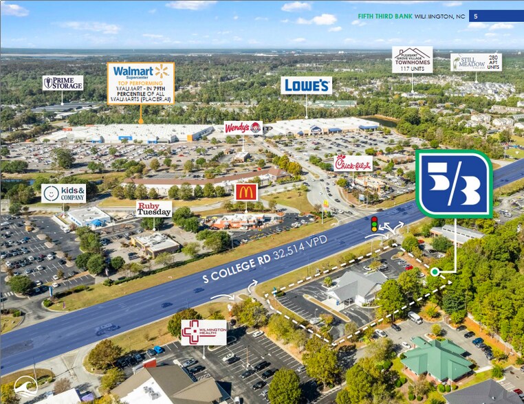 More Photos Of 5201 S College Rd, Wilmington Bank For Sale