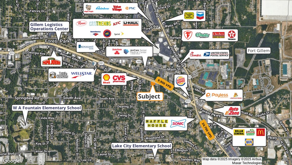 More Photos Of 1067 Forest Pky, Forest Park General Retail For Sale