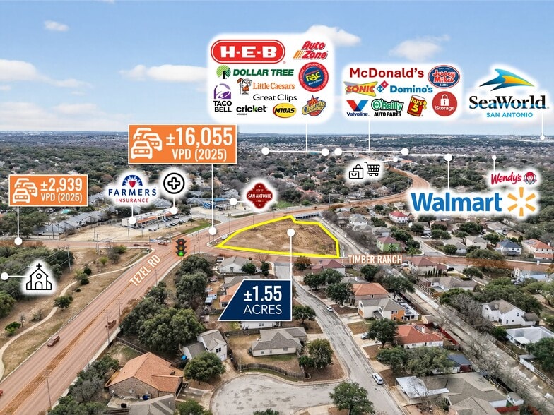 Primary Photo Of Tezel Rd. & Timber Ranch Rd, San Antonio Land For Sale
