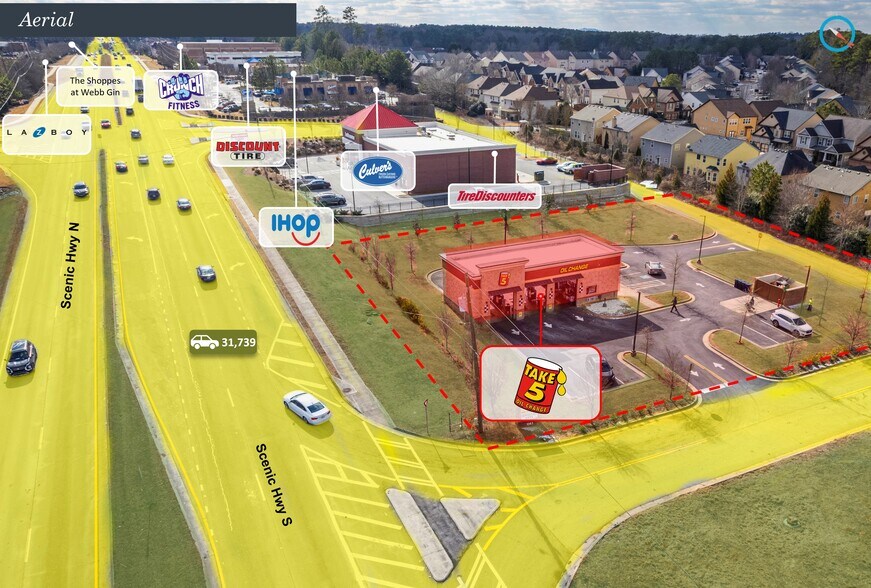 More Photos Of 1083 Scenic GA Hwy, Lawrenceville Freestanding For Sale