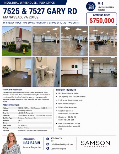 More Photos Of 7527 Gary Rd, Manassas Warehouse For Sale