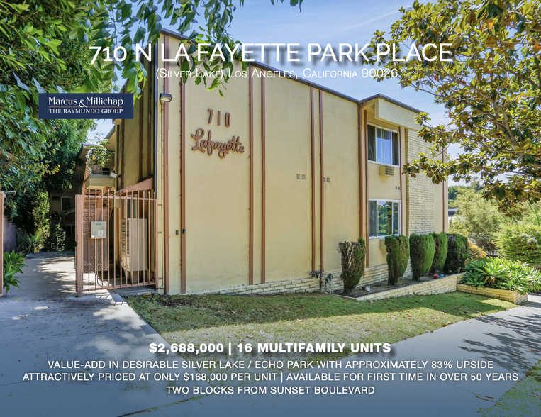 Primary Photo Of 710 N La Fayette Park Pl, Los Angeles Apartments For Sale