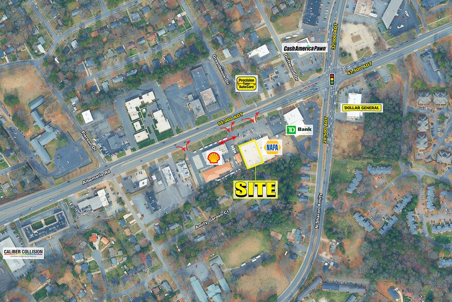 More Photos Of 5006 Albemarle Rd, Charlotte Freestanding For Lease