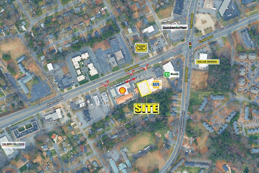 More Photos Of 5006 Albemarle Rd, Charlotte Freestanding For Lease