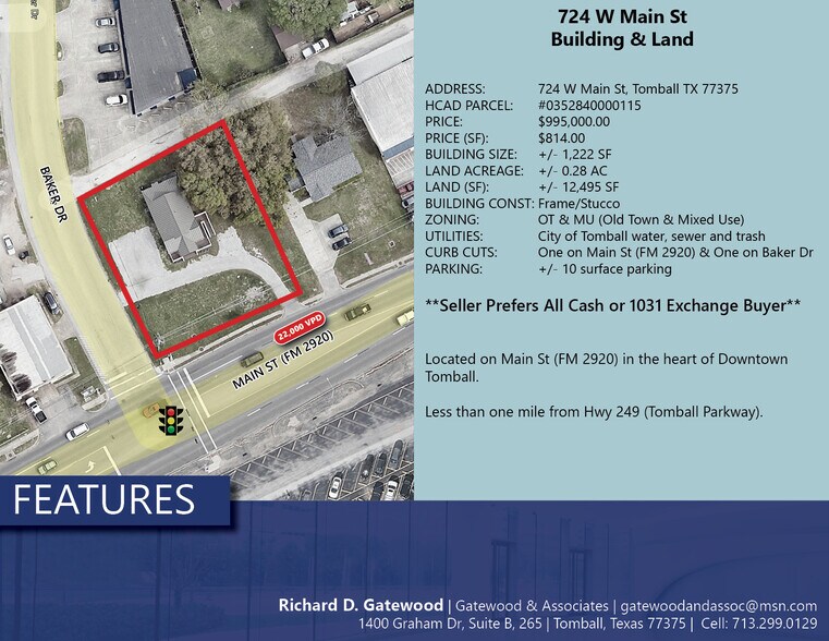 More Photos Of 724 W Main St, Tomball Medical For Sale