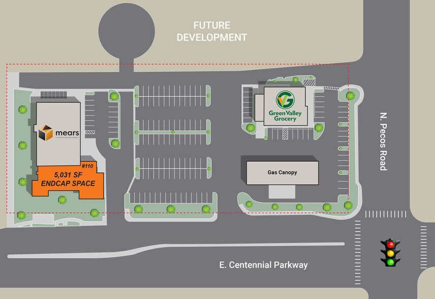 More Photos Of 3410 E Centennial Pky, North Las Vegas Freestanding For Lease