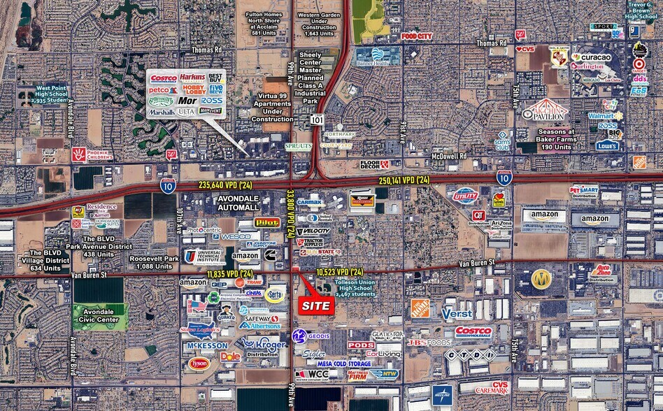 More Photos Of NEC 99th Ave & Van Buren St, Tolleson Freestanding For Lease