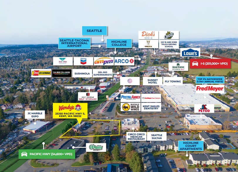 More Photos Of 25350 Pacific Hwy S, Kent Fast Food For Sale