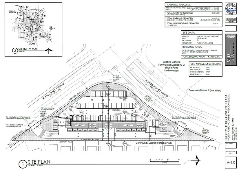 More Photos Of Rancho & Jones Blvd SEC, Las Vegas Land For Sale