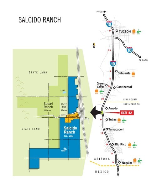 Primary Photo Of I-19 Fwy @ Exit 42, Amado Land For Sale
