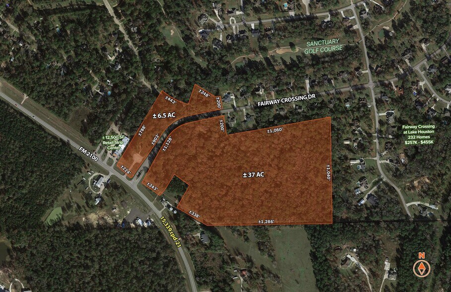 More Photos Of Farm to Market 2100 @ Fairway Crossing, Huffman Land For Sale
