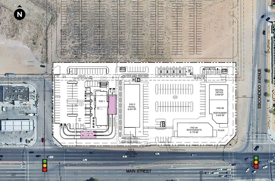 More Photos Of NEC I-15 & Main St, Hesperia Land For Lease