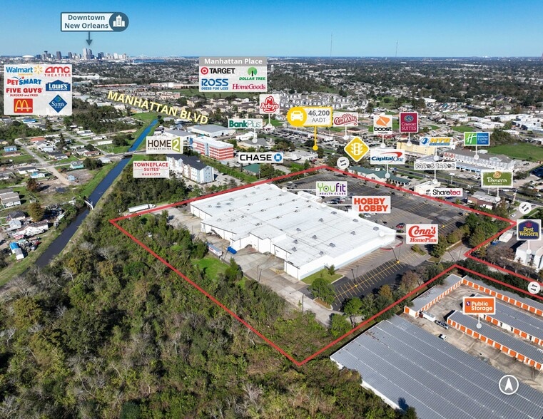 More Photos Of 2424 Manhattan Blvd, Harvey Freestanding For Sale