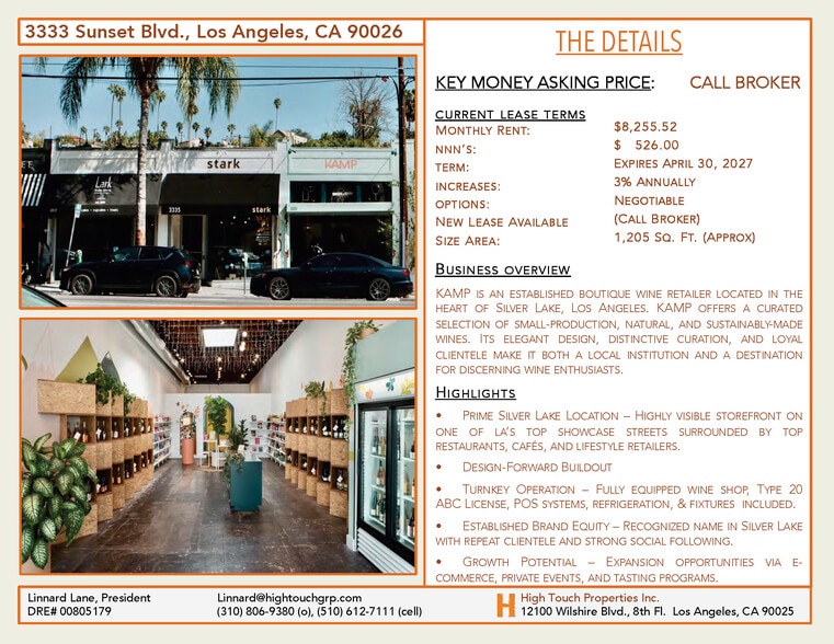 More Photos Of 3333-3339 W Sunset Blvd, Los Angeles General Retail For Lease