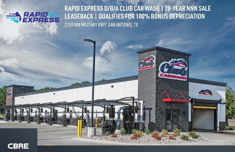 Primary Photo Of 2259 NW Military Hwy, San Antonio Carwash For Sale