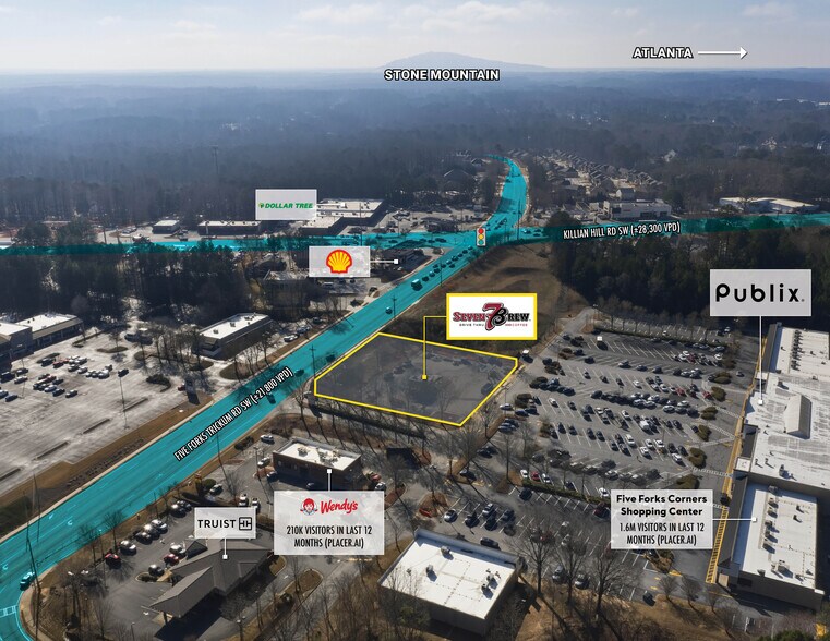 More Photos Of 4035 Five Forks Trickum SW rd, Lilburn Fast Food For Sale