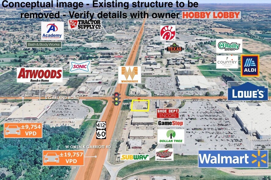 More Photos Of 606 S Garland Rd, Enid Fast Food For Lease