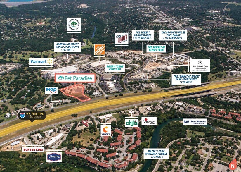 More Photos Of 716 S Interstate 35, Georgetown Veterinarian Kennel For Sale