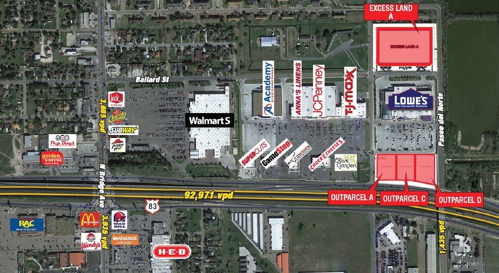 More Photos Of 1015 E Expressway 83, Weslaco Land For Sale