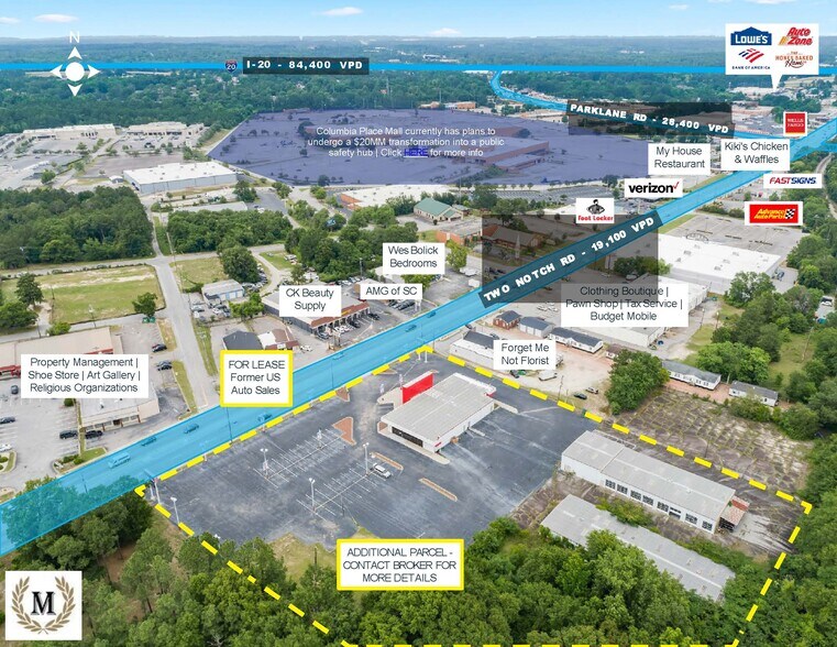 More Photos Of 6826 Two Notch Rd, Columbia Freestanding For Lease