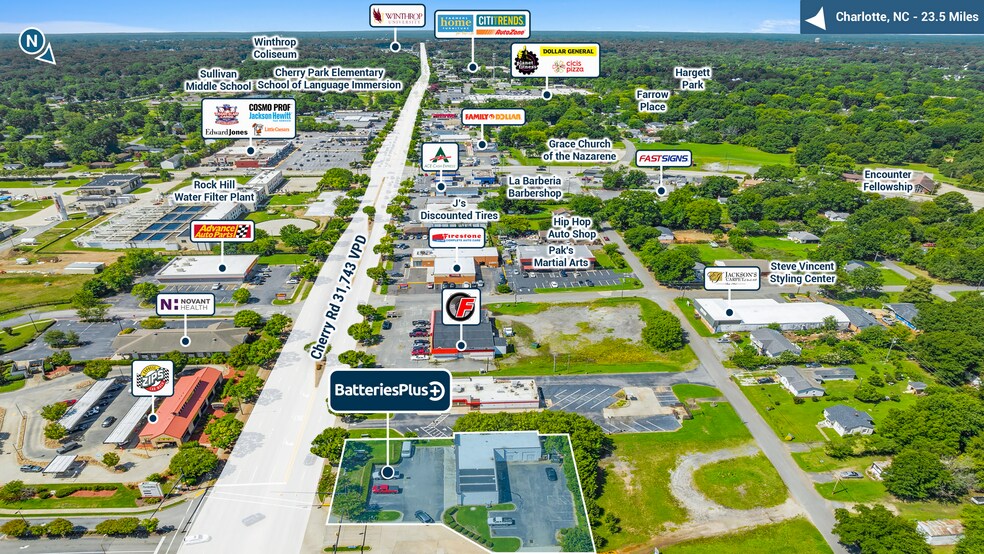 More Photos Of 2215 N Cherry Rd, Rock Hill Auto Repair For Sale