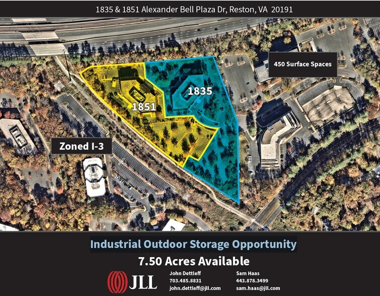 Primary Photo Of 1835 & 1851 Alexander Bell Dr, Reston Land For Lease