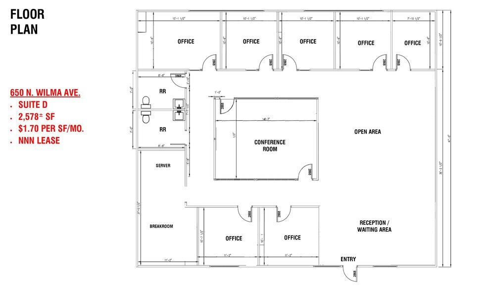 More Photos Of 650 N Wilma Ave, Ripon Office For Lease