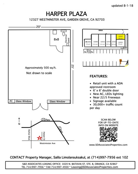More Photos Of 12301-1232 Westminster Ave, Santa Ana Storefront Retail Office For Lease
