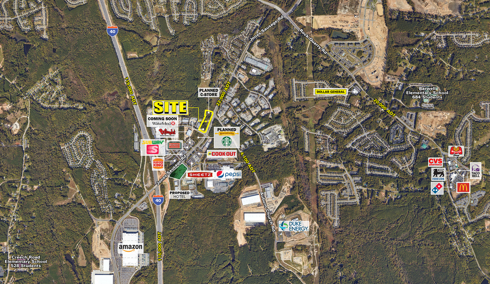 Primary Photo Of Jones Sausage Rd & Integrity dr, Garner Land For Lease