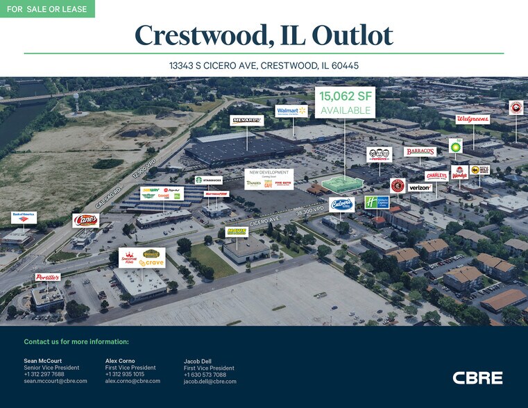 Primary Photo Of 13343 Cicero Ave, Crestwood Health Club For Lease