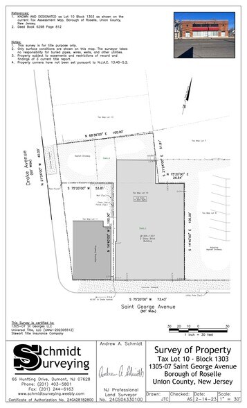 More Photos Of 1305 Saint George Ave, Roselle Storefront Retail Office For Sale