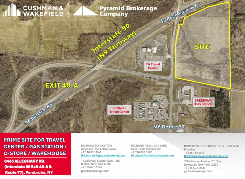 Primary Photo Of 8445 Alleghany rd, Corfu Land For Sale