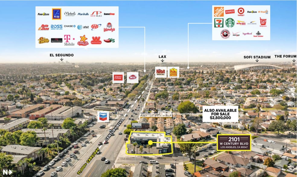 More Photos Of 2101-2107 W Century Blvd, Los Angeles Restaurant For Sale