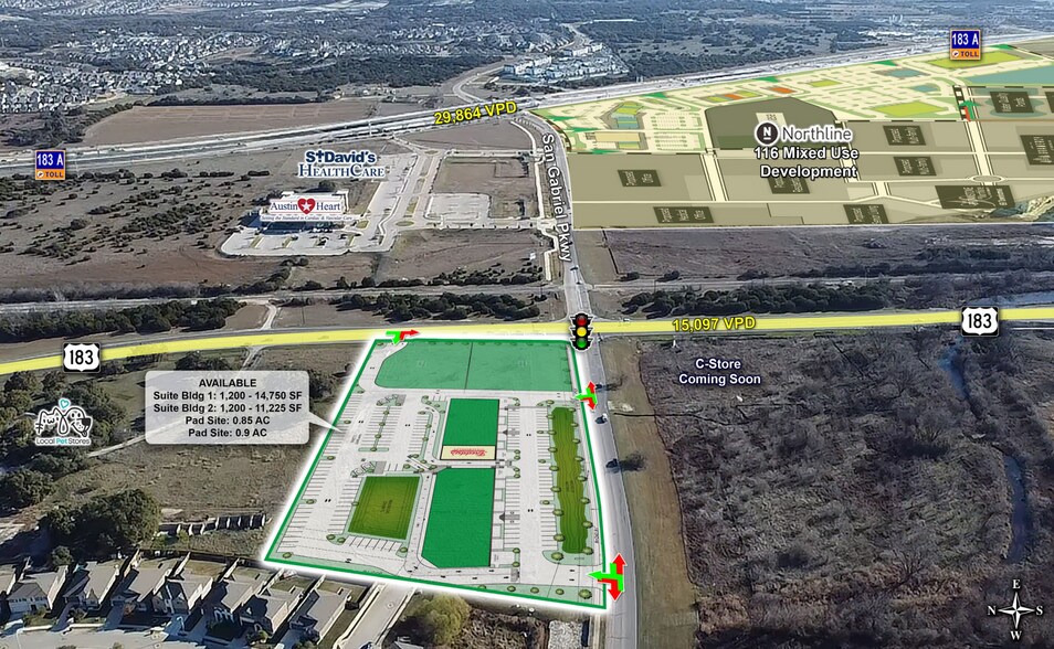 More Photos Of San Gabriel Pkwy & US-183, Leander Unknown For Lease