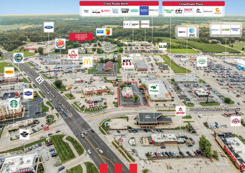 More Photos Of 1304 Avenue Of Mid America, Effingham Fast Food For Sale