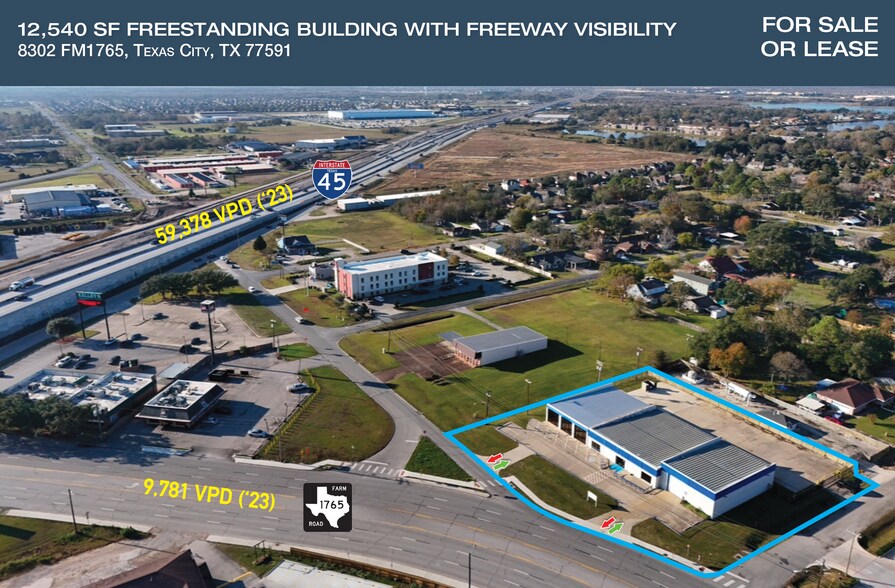 Primary Photo Of 8302 FM 1765, Texas City Freestanding For Sale