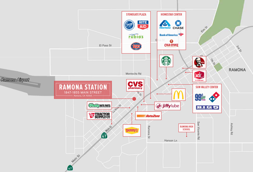 More Photos Of 1853-1855 Main St, Ramona Unknown For Lease