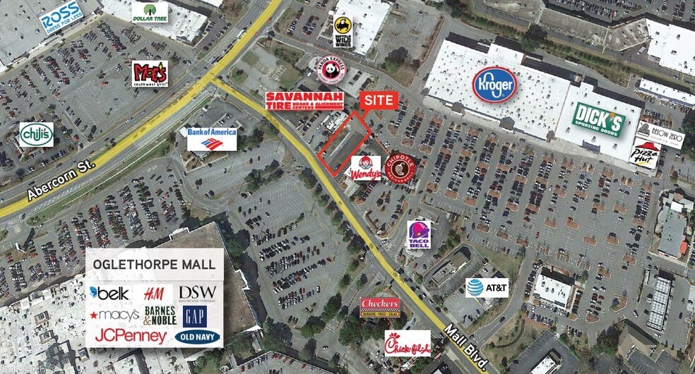 More Photos Of 110 Mall Blvd, Savannah Land For Lease