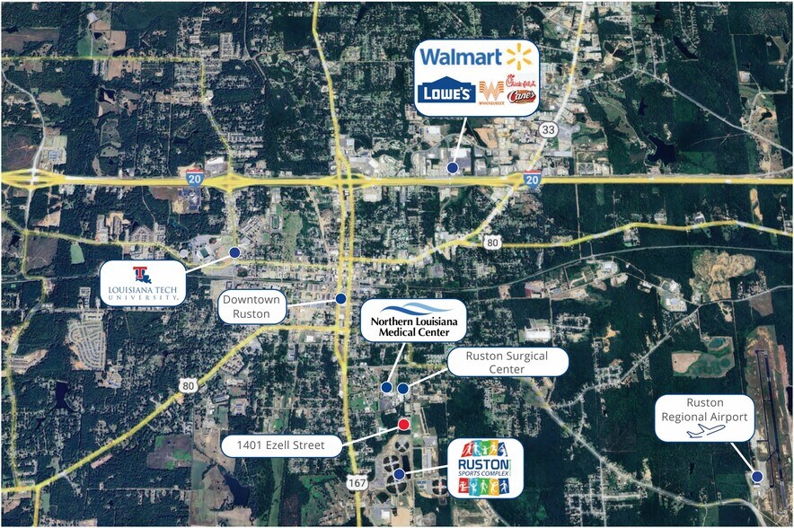 More Photos Of 1401 Ezell St, Ruston Hospital For Sale