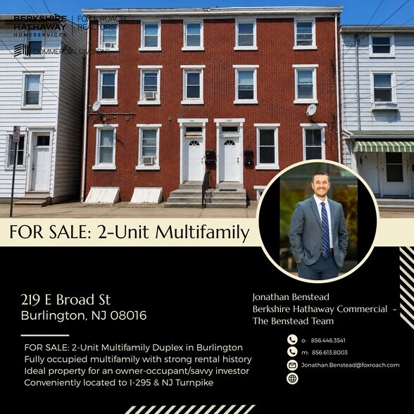 Primary Photo Of 219 E Broad St, Burlington Apartments For Sale