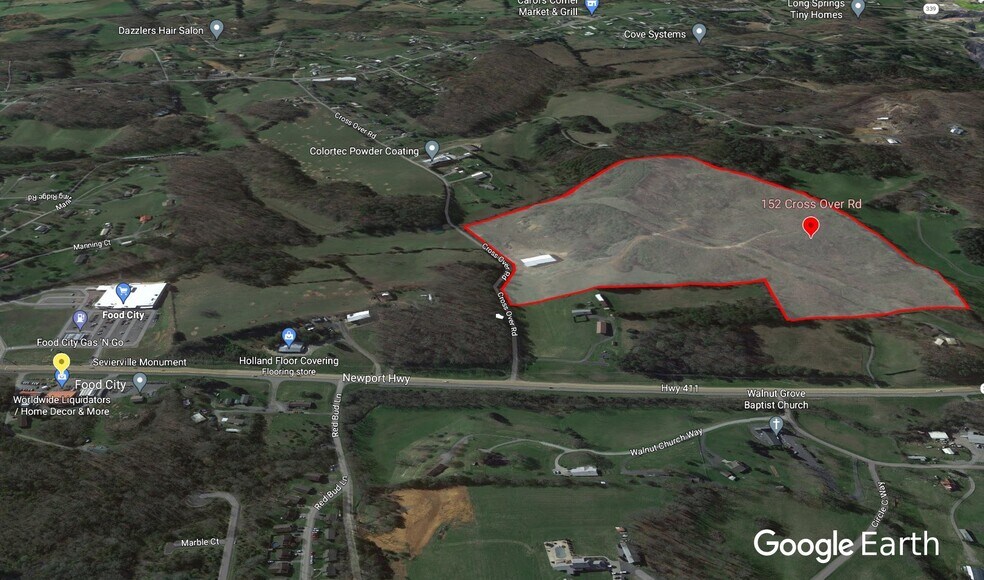 More Photos Of 158 Cross Over Rd, Sevierville Land For Sale