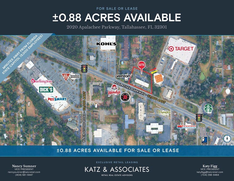 Primary Photo Of 2020 Apalachee Pky, Tallahassee Land For Lease
