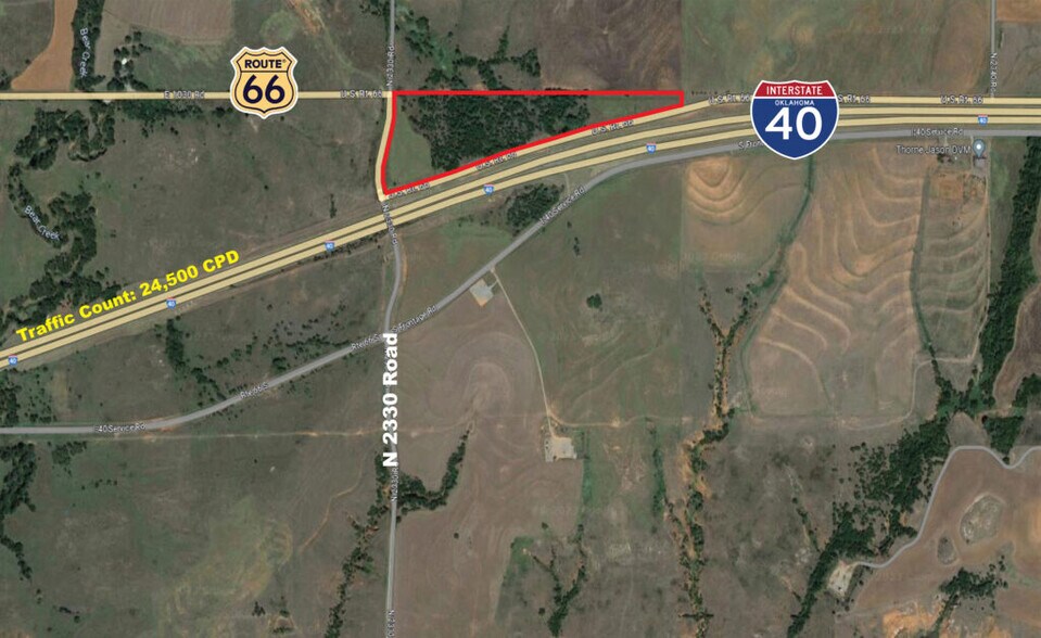 Primary Photo Of Route 66/I-40 & N 2330 Rd, Weatherford Land For Sale