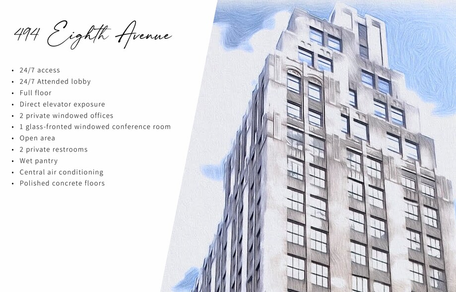 More Photos Of 494 Eighth Ave, New York Loft Creative Space For Lease