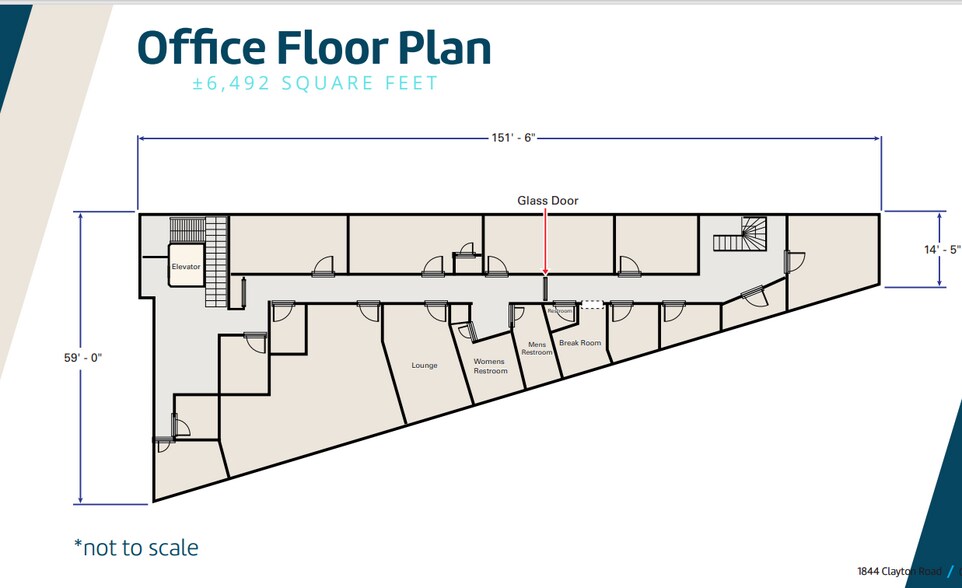 More Photos Of 1844 Clayton Rd, Concord Office For Sale