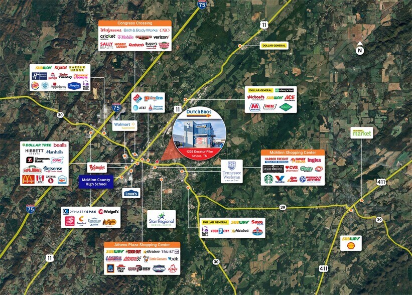 More Photos Of 1202 Decatur Pike, Athens Fast Food For Sale